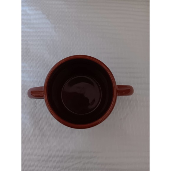 Gallerie Brown 2 Handle Ceramic Sock Monkey Mug - 10oz - New - Picture 3 of 4